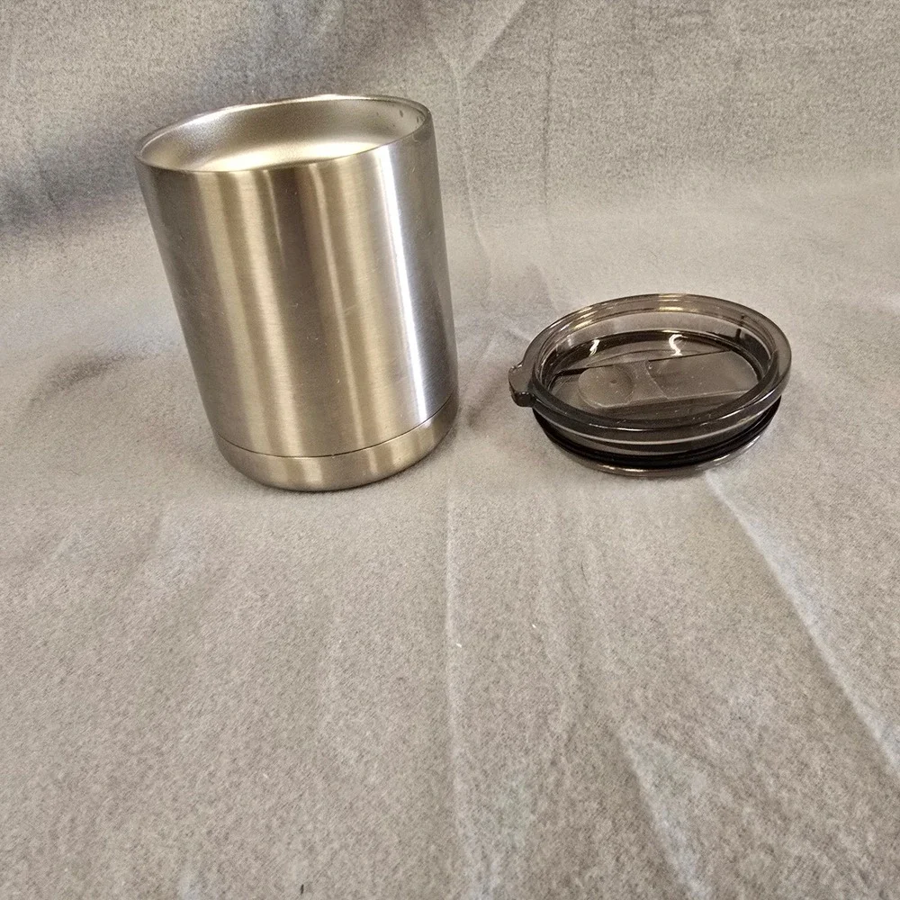 YETI Rambler 10 oz‎ Lowball Tumbler Stainless Steel with MagSlider Lid Silver